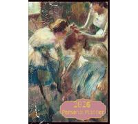 Soft Cover 2026 Personal Planner; 400 Pages, Size 5.25x8"; For all 365 days: Vintage Masterpieces 'Ballerina Wonderland' Collection - Design 1