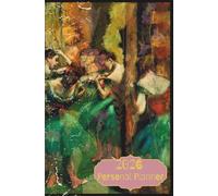 Soft Cover 2026 Personal Planner; 400 Pages, Size 5.25x8"; For all 365 days: Vintage Masterpieces 'Ballerina Wonderland' Collection - Design 2