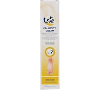 SOFT - Crème pieds Anti-callosités Adoucissante CARREFOUR | Texture onctueuse pour des pieds doux | Soin quotidien | le tube de 50mL | LOT DE 4