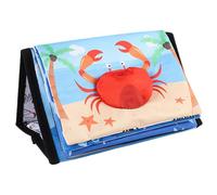 Soft Crinkle Book, jouets pour bébé à contraste élevé - Livre de tissu pour le développement du cerveau,Jouets de sol stimulants, jouets de développement interactifs pour les vacances