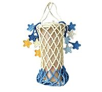 Soft Crochet Holder: This crochet water bottle holder is hand crocheted from pure yarn with a tight clear weave, blended with colorful threads, and contains no hard parts inside, gently cushioning you