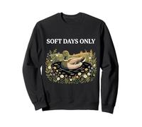 Soft Days Only Mignon Canard étang Cosy Nature Cottagecore Calm Sweatshirt