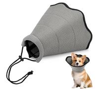 Soft Dog Cone - Comfortable Anti-Licking Recovery Collar, Adjustable Fabric Wound Care Protector for Pets, Prevent Biting Itching After, for Dogs Cats Indoor Home Apartment Use