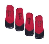 Soft Dog Socks - 4 Piece Pet Booties, Protective Shoes for Small Dogs with Comfortable Grip for Indoor Outdoor Walking Living Room Apartment Backyard Travel Camping Hiking Floor Protection Use