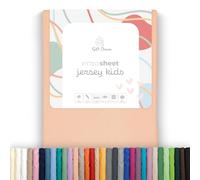 Soft Dream - Drap-housse - 28 couleurs - Jersey 100 % coton (80 x 180 cm, pêche)