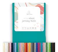 Soft Dream Drap-housse 80 x 160 cm - Bleu émeraude - Jersey 100 % coton peigné - Qualité supérieure - Drap-housse pour lit enfant junior - Certifié OekoTex - Fabriqué en UE - 80 x 160 cm - Bleu