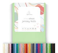 Soft Dream Drap Housse 90x160 cm Jersey Coton pour lit Enfant | Kiwi | Bonnet 20 cm pour matelas jusqu'à 15 cm | 150 g/m² | jersey 100 % coton peigné | OEKO-TEX Standard 100