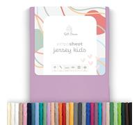 Soft Dream Drap Housse 90x160 cm Jersey Coton pour lit Enfant | Lilas | Bonnet 20 cm pour matelas jusqu'à 15 cm | 150 g/m² | jersey 100 % coton peigné | OEKO-TEX Standard 100