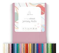 Soft Dream Drap Housse 90x160 cm Jersey Coton pour lit Enfant | Rose poudré | Bonnet 20 cm pour matelas jusqu'à 15 cm | 150 g/m² | jersey 100 % coton peigné | OEKO-TEX Standard 100