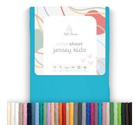 Soft Dream Drap Housse 90x160 cm Jersey Coton pour lit Enfant | Turquoise | Bonnet 20 cm pour matelas jusqu'à 15 cm | 150 g/m² | jersey 100 % coton peigné | OEKO-TEX Standard 100