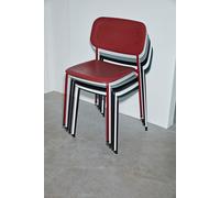 Soft Edge Chaise 45 Noir - Fall rouge Hay - HAY SOFT EDGE P45 SCHW ROT