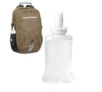 Soft Flask - Bouteille d'eau compacte en TPU étanche et pliable - 100 ml | Bouteille d'eau de course pour homme et femme - Pour gym, sport, école, sac à dos, voyage, camping