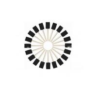 Soft Foam Wedge-shaped Sponge Brush Good Absorption Sponge Brush for Controling the Lines Well During Painting