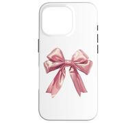 Soft Girl Era Nœud Cowgirl Rose Coquette Preppy Girly Coque pour iPhone 16 Pro
