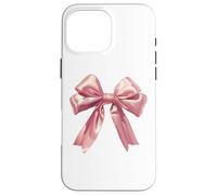 Soft Girl Era Nœud Cowgirl Rose Coquette Preppy Girly Coque pour iPhone 16 Pro Max