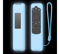 Soft Grip Skin pour télécommande Samsung TV BN59 Blanc (Bleu lumineux)