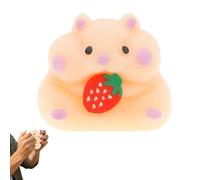 Soft Hamster Fidget Toy - Adorable Squeeze Toys, Hamster Toy with Gentle Compression, Stress Relief Tool with Interactive Play, Desk Accessory, Safe Material for Kids Adults Teens to Unwind