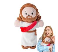 Soft Jesus Doll - Short Polaire Fabric PP Cotton 25 cm 50 cm | Cartoon Stuffed Figure Decorative Toy | Faith Gift Bedroom Couch Living Space Game Area Kids Play Use