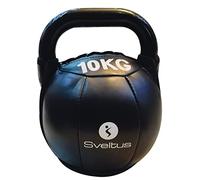 Soft kettlebell PU noir 10 kg