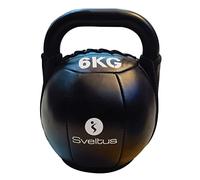 Soft kettlebell PU noir 6 kg