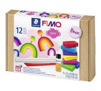 SOFT Kit de pâte à modeler 'Basic', 12 pièces