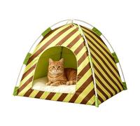 Soft Kitten Tent Bed - Enclosed Cat Shelter, Covered Cave, Style Warm Pet Resting Nest, Cushion Design | Suitable Ideal Perfect for Indoor Outdoor Garden Living Room Bedroom Balcony Apartment