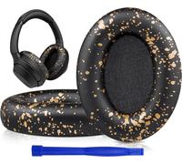 Soft Leather Protein Foam Cushion Pads for Sony WH-1000XM3 (WH1000XM3) Over-Ear Headphones, with Noise Insulation Memory Foam, Extra Thickness