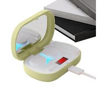 Soft Lens Cleaner Machine - Portable Ultrasonic Cleaning Tool High Frequency Vibration, Rechargeable Smart Battery + LED Status Display | Medical Grade ABS Material - For Family & Friends