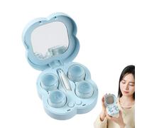 Soft Lens Cleaner, Ultrasonic Fast Cleaning Tool for Soft Contact Lenses, Waterproof Dustproof Intelligent Soak Case for Men, Travel, Business Trips & Outdoor Use