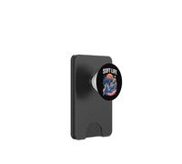 Soft Life Robot Girl Retrofuture City Retro Y2K Esthétique PopSockets PopWallet pour MagSafe