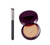 Soft Matte Cream Concealer, Full-Coverage Waterproof Moisturizing Hydrating Foundation, Color Correcting Cream with Makeup Brush, Hydrating Long Lasting Concealer, For All Skin (Ivory, 13.5g)