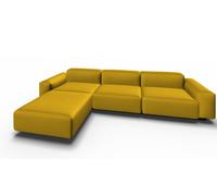 Soft Modular canapé 3 Places avec Chaise longue Volo râpe jaune Vitra - 4055737374173