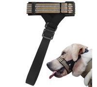 Soft Muzzle - Adjustable Dogs Guard Muzzle with Reflective Wire,Reliable Webbing Large Dogs Safe and Secure Training Supplies for Home, Outdoor Playing, Walking, Traveling, Photography