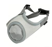 Soft Muzzle - Puppy Mouth Cover, Adjustable Dimensions with Comfort Padding, Breathable Nylon Mesh, Gentle Training Restraint, Pet Parents Animal Lovers Trainers Groomers Vet Visits Daily