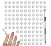 Soft Nail Sponges | Nail Sponge | Professional Nail Supplies | Manicure Sponge | Nail Accessories | 100x Soft Nail Sponges For Nail Sponges With 4-claw Grabbing Pen Accessories Supplies