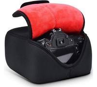 Soft Neoprene Lens Case for Nikon Canon Sony DSLR Camera Lens,H6 Black,Camera Case.[J68]