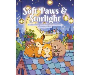 Soft Paws & Starlight: A Cute Coloring Book of Nighttime Creatures