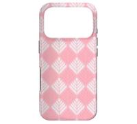 Soft Pink Blooming Leaves Petal Leaf Motifs Pattern Coque pour iPhone 17 Pro
