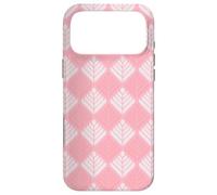Soft Pink Blooming Leaves Petal Leaf Motifs Pattern Coque pour iPhone 17 Pro Max