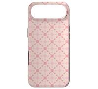 Soft Pink Diagonal Connected Molecular Shape Pattern Coque pour iPhone Air