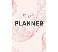 Soft Pink Minimalist Daily Planner for Women: Elegant Line Art | Undated Daily, Weekly & Monthly Pages | Gratitude, Self-Care, Habit & Hydration Trackers | Dot-Grid Notes | 6×9
