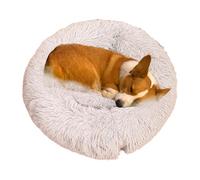Soft Plush Pet Bed, Round Dog Calming Bed, Cuddler Pet Cushion Bed, Plush Dog Bed for Small Dogs, Cat Sleeping Kennel, Cozy Pet Bed for Kittens, Warm Cuddler Dog Bed, Non-Slip Bottom Pet Bed