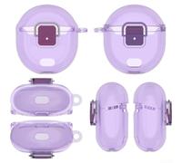 Soft pour tpu Protective Cover for Pixel pour buds 2a Clear Red(C)