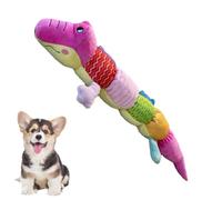 Soft Puppy Toys, Squeaky Chewing Toys For Dogs, Durable Animal Chew Toys, Adorable Crocodile Caterpillar Lizard Designs, Fun Plush Dog Toys For Small, Medium, And Large Dogs, Interactive Play