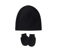 Soft Respirant Baby Turban Chapeau Nouveau-nés Caps Fœtaux Headswear Confortable Avec Des Gants Assortis Pour 0 À 1 Mois