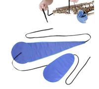 Soft Saxophone Swab, Clarinet Cleaning Cloth, 2 Piece Maintenance Tool with Absorbent Fabric, Instrument Care Accessory with Gentle Touch, Cleaning Tool with Durable Material, Music Accessory