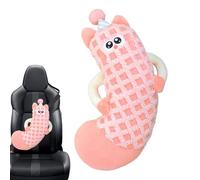 Soft Seatbelt Pillow - Plush Strap Cushion Protector, 12 Inch Fabric Pad with Grip, Car Shoulder Support with Balance, Auto Functional Accessory, Seatbelt Pillow for Women Men Travel