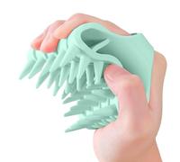 Soft Shampoo Brush - Silicone Scalp Massager for Care | Portable Wet and Dry Scrubber, Hair Washing Tool, Travel Shower Bathroom Kit, Gentle Cleaning Accessory for Kids Adults