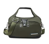 Soft Side Lightweight Underseat Tote Bag, Blaciokamith Multi-Pocket Waterproof Anti Theft Handbag Crossbody (#11)