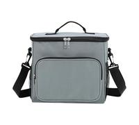 Soft Sided Cooler Bag, Large Capacity Cooling Tote, Insulated Lunch Box, Multi-Use Container for Camping, Hiking, Travel, Beach, BBQ, Work, School Use, 10.24x6.69x9.45 inches